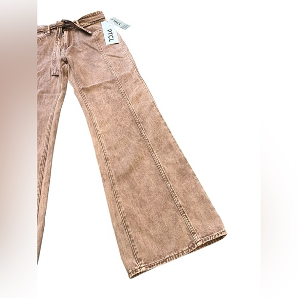 PTCL Rosy Brown Wide-Leg Jeans Size 27 - Picture 6 of 10